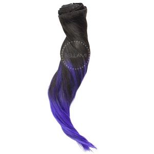 Bellami Dark Brown/Violet Ombré Hair Extensions